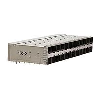 AMP Connectors - TE Connectivity 2349201-5 Cage Assemblies SFP56 STACKED 2X12 RECEPTACLE ASSEMBLY