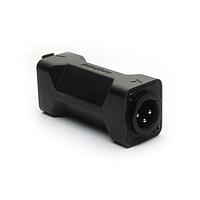 Amphenol Audio AC3F3MDW Adapters 3 Pole XLR Metal Shell In Line Adapter Male to Female Pre-wired Black Finish