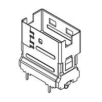 Amphenol Commercial Products U10DH3832002T Receptacles SlimSAS V/T X4 15U" Gold plating, Latch pin outside, Latch pin length=1.5mm, 24G, T&R packing