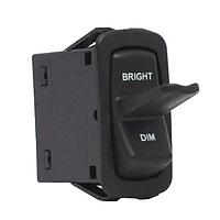 Carling Technologies L28D1S001-JZZ00-000 Rocker Switch DP (ON)OFF(ON) 12A 12V BLK PADDLE