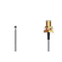 GCT (Global Connector Technology) CAB654RF-0100-A-1 RF Cable Assemblies U.FL2RP-SMA R Mt BHJck, IP68, L=100mm, 1.13mm cable 6GHz