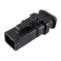 DEUTSCH - TE Connectivity DTP06-2S-CE09 Housings PLG, 2P, BLK, E, XCAP