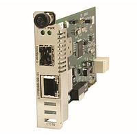 Lantronix C3210-1039 Media Converters 10/100/1000BASE-T TO 1000BASE-SX, ION Card, MM, LC, 220/550M, via an SFP module