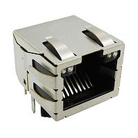 Stewart Connector SS-60300-104 Modular Vert Jack 5G 10G LED G/Y