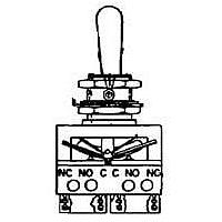 Honeywell 64AT315-1 Toggle Switches 4PDT 3POS T2 TypTERM STD LVR TOGGLE SW