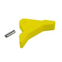 BIVAR CP-26 YW Card Ejectors PCB Card Ejector, 0.062 in. PCB Width, 1.13 in. Upturned Lever, Nylon, Yellow