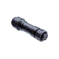 Amphenol LTW ADD-18BFMC-SL7LP0 Standard Circular Connector Ceres, Large Size, Plastic, 5A, 18 pins, Female Connector, Male Contact, Straight, Screw Thread, Crimp, Field Installable, F12.1 - F14.0mm, IP67