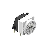 Wurth Elektronik 429427320917 Rotary Switches WS-ROTU Rotry Switch 16Pos Rgt Ang Ivory