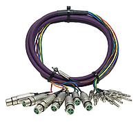 Switchcraft XLRF10TRS Accessories XLR F-TRS M, 10 FT 8 CH AUD SNAKE