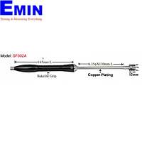 EZDO SF002A (0.75 class) Thermocouple and RTD Temperature Probe (Type K, 0.75 class)
