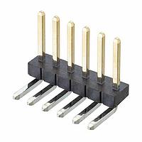Harwin M50-3930642 Pin Strip 6 WAY SIL HORIZ PCT P/HDR