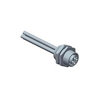 Amphenol LTW M12S-03PFFS-SH8C30 Sensor Cables / Actuator Cables M12 Circular Metric Connector, S Code, Metal, 12A, 03 pins, Female Connector, Female Contact, Hexagonal, Screw Thread, Solder, Receptacle With Cable/Wire, Length 300mm, IP68 / IP69K