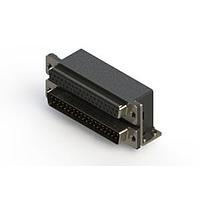 EDAC 664-037-364-052 Dual Port D-Sub Connectors Right-angle Dual Port D-Sub Connector
