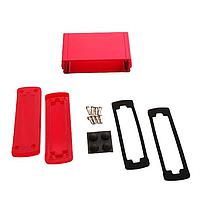 Bud Industries EXN-23353-RDP PCB Enclosure Extruded Aluminum Enclosure Red with Plastic Cover (1.4 X 4.5 X 2.7 In)