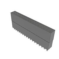 Samtec ESQ-117-58-L-D Sockets Elevated Socket Strip, 0.100" Pitch