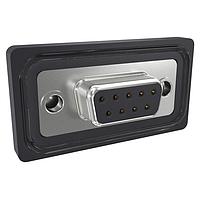 Amphenol Commercial Products L17ED09S00 Receptacle Solder-Cup 9pos;std den; F; gold flash