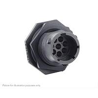 Eaton Souriau-Sunbank UTSX7128P Receptacles Jam nut receptacle, without backshell, for 8 male contacts, IP68/69K