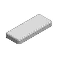 Masach Tech MS333-10C-NS EMI/RFI Shield Cover, Two-Piece 33.9 x 13.9 x 3.5mm Two-piece Drawn-Seamless RF Shield/EMI Shield COVER (Nickel-Silver)