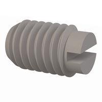 Essentra Components 011032S025 Set Screw Set Screw, Slotted Head, #10-32 Thread, 1/4 Lg