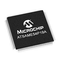 Microchip Technology ATSAME54P19A-AF MCU+FPUs CM4, TQFP128, 512KFlash,Tray, USB,Ethernet,CAN ,Extended Temp