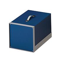 Bud Industries BB-1807-RB Showcase Showcase Metal Electronics Box Blue (9.9 X 8.3 X 15 In)