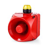 Auer Signal 875677405 Alarm Sounder ACM Multi-tone alarm sounder with LED strobe light indicator 24 V AC/DC yellow