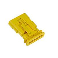 Molex 34899-6110 Crimp Housing MXP120 1.2mm Sld Bld M 6Ckt 11CS YEL KEYA
