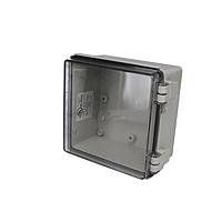 Bud Industries NBF-32210 Industrial Enclosures NEMA Enclosure ABS Poly Blend with Clear Polycarbonate Door (5.9 X 5.9 X 3.5 In)