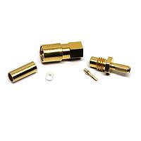 Radiall 2002-1571-003 Connectors SMB / STRAIGHT PLUG FEMALE CRIMP TYPE FOR 2.6/50 S CABLE GOLD