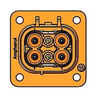 Amphenol Industrial ELR4A03 Connectors Receptacle 4 Pole 6.0mm Key A