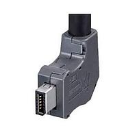 Hirose Electric IX30G-A-10S-CVL2(7.0)(01) Industrial IX Series Plug Type A 26 to 28 AWG 10pos Female Contact Upward Cabling Palladium-Nickel Plated+Gold Plated