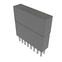 Samtec ESQ-108-44-T-D Sockets Elevated Socket Strip
