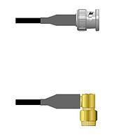 Amphenol Custom Cable Q-0L0360008072i RF Cable Assemblies BNC-SP/SMA-RP RG58 72I