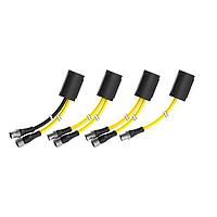 Banner Engineering S4BA-CASCADE-4-M12M8 Sensor Cables / Actuator Cables S4B Cascade Light Curtain, Accessory; Cable Kit: 4 Pairs; Includes: 2-Host Cordsets, 8-pin to Safety Side, 4-Guest Cordsets, and 2-Terminal Cordsets