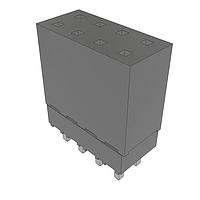 Samtec ESQ-104-12-L-D Sockets Elevated Socket Strip, 0.100" Pitch
