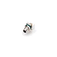 Amphenol LTW M8S-03PMMR-SF8001 Right Angle M8 Circular Metric Connector, A Code, Metal, 3A, 03 pins, Male Connector, Male Contact, Hexagonal, M10*0.75, Screw Thread, PCB 90 , Receptacle, Front Fastened, IP68 Unmated