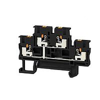 Same Sky (formerly CUI Devices) TBDR-12-15-BK DIN Rail Terminal Block Terminal Block, Din Rail, 1.5mm Pitch, Black