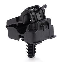 HellermannTyton 156-02620 Cable Mounting & Accessories Fir Tree Mount Ratchet Clamp, 0.24 - 0.54" Bundle Dia, FT9LG, PA66HIRHSUV, Black, 250/ctn