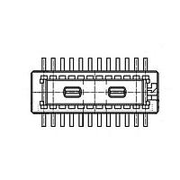 Hirose Electric DF40TC-20DP-0.4V(58) Plugs BOARD TO FPC CONN, PLUG, 20POS