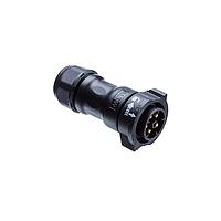 Amphenol LTW DD-18BFMA-QL8LN0 Standard Circular Connector X-Lok, Large Size, Plastic, 5A, 18 pins, Female Connector, Male Contact, Straight, Push Lock, Crimp, Field Installable without Pin, F12.0 - F14.0mm, IP68