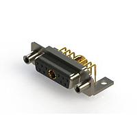 EDAC 630-11W1240-4T6 Mixed Contact D-Sub Connectors Right-angle Power Combo D-Sub Connector