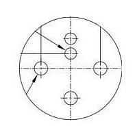 BIVAR 506-038 Integrated Circuit Perm-O-Pad Round TO-5 Mnt Natural