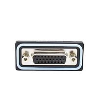 NorComp HDF-R26-213L011 High Density D-Sub Connectors 26 pin R/A solder F flash 4-40 int thrd