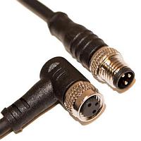 Mueller C83AD01M000.3 Sensor Cables / Actuator Cables CORDSET M8 3P ST M TO RA FM 0.3M