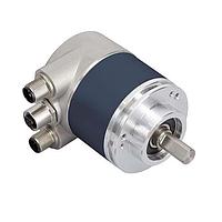 Sensata Technologies - BEI Sensors MHM509-ETIP-001 Encoders Ethernet/IP, 9.52 mm Shaft, M12 Connector and square flange Mount, 12 Bits of turns X 13 Bits/turn