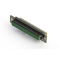 EDAC 622-M37-260-GN1 D-Sub Connectors - Standard Density EDAC Right Angle D-Sub Connector