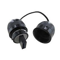 Amphenol Socapex USB3FKEY256B USB 3.0 ROK-Rugged Oval Key Black 256GB