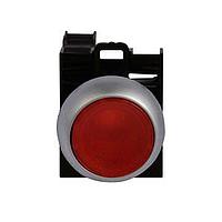 Eaton M22-DL-R-K02-230R Pushbutton Switches ILL MOM PB SIL-BZL FLSH RED 85-264VAC