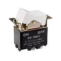 NKK Switches SW3822/CUL Rocker Switches DPDT ON NONE ON SCREW LUG WHITE