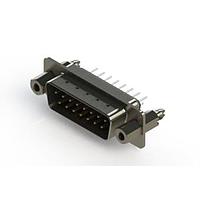 EDAC 627-015-320-267 D-Sub Connectors - Standard Density Vertical Metal Body D-Sub Connector